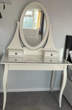IKEA Hemnes White Wooden Glass