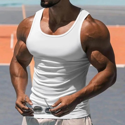 Mens vests 100 cotton tank - mens,