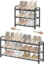 Expandable tier shoe rack - expandable,