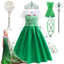 Kids Girls Princess Elsa Dress