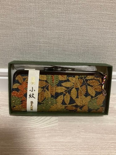 Gamaguchi wallet small kimono - gamaguchi,