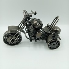Scrap Metal Art Trike Motorcycle Sculpture - 16cm Long
