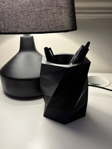 Modern geometric pen holder - modern,