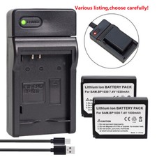BP-1030 Battery or USB charger for Samsung NX210 NX300/300M NX500 NX1000 NX1100