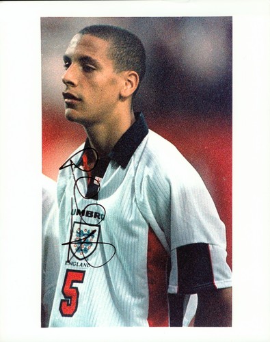 Rio ferdinand signed - ferdinand,