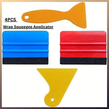 Vinyl Wrap Squeegee Applicator Professional Wrapping Decal Tool Felt Edge