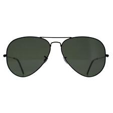 Ray-Ban Sunglasses Aviator 3025 002/58 Black Green Polarized Large 62mm