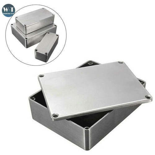 Silver aluminium enclosure - silver,