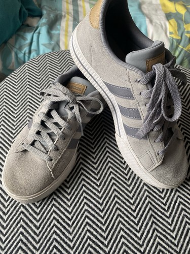 Adidas grey suede trainers - adidas, uk