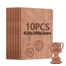 10pcs 3mm A3 Laser Engraving