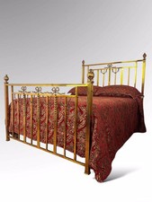 Antique French Brass Bedstead