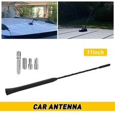 11 INCH Black Car Bee Sting Stubby Short Aerial Ariel Mast Antenna Universal UK