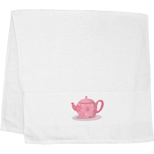 Funky teapot hand towel - 'funky,