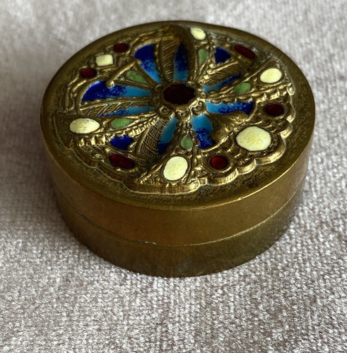 Vintage antique powder patch - powder,