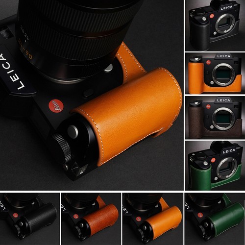 Handmade leather half camera - leather,