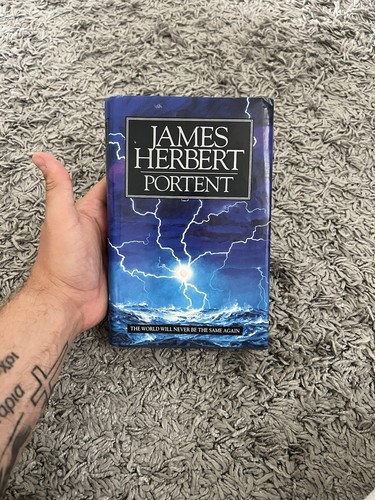 Vintage james herbert portent - james,