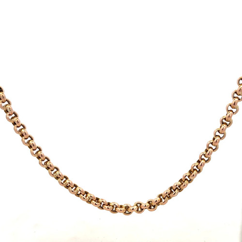9ct yellow gold - , belcher