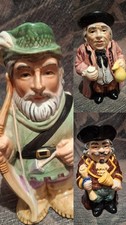 Leonardo Collection Toby Jugs x3 - Robin Hood, Town Cryer & Man Holding jug