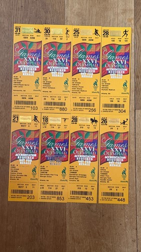 Ticket collection 1996 - 8, x