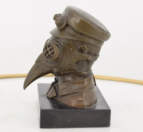 Bronze statue sculpture plague - bronze,