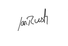 Ian Rush HAND SIGNED White