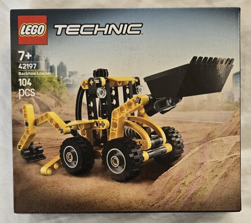 Lego technic backhoe loader - lego,