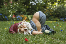 Comical Gnome Drunk and