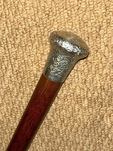 Antique oak walking stick - oak, /