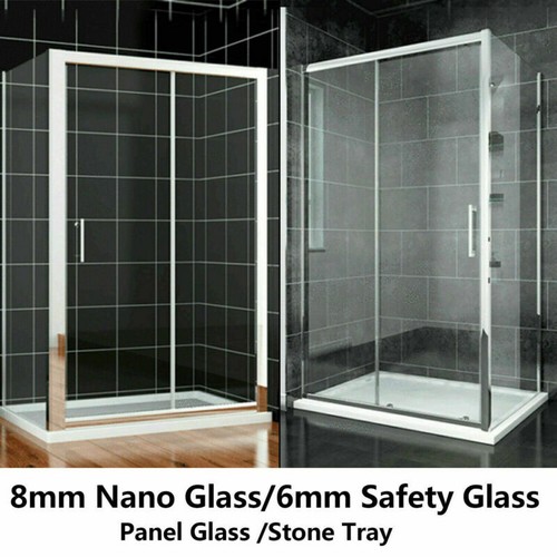 Shower enclosure and tray - and,