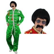 Green sergeant pepper costume - sergeant,