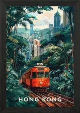Hong Kong Tram through Lush