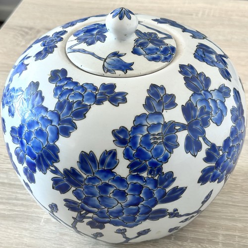 Vintage large white blue - vintage,