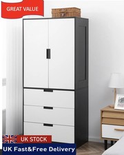 Wardrobe 2 Door Modern with 3