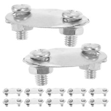 12 Pcs Bicycle Mudguard Clamp