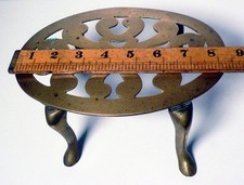 Mid Century Stamped Brass