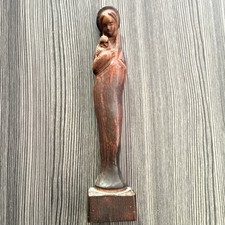 Vintage Hand Carved Olive Wood
