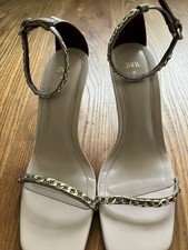 Evening Shoes Sz 7 /40 Nude Zara