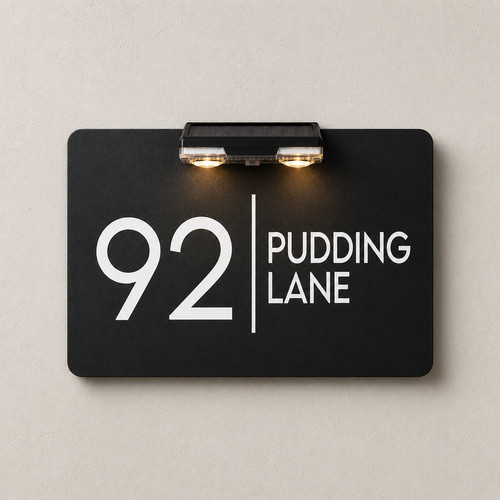 House number plaques door - number,