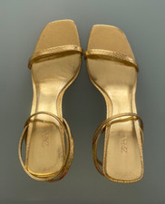 ZARA beautiful gold sandals