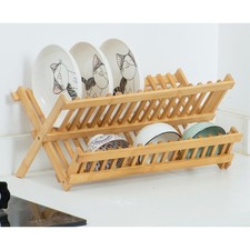 Bamboo Wooden Dish Rack