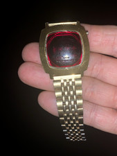 Vintage 70's RED LED Watch