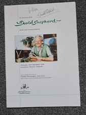 Autographed Programme - An