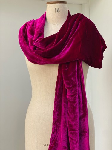 Velvet scarf wrap shawl - scarf/wrap/shawl, luxury