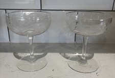 Vintage crystal etched - vintage,