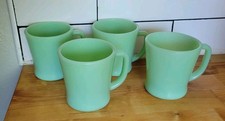 1940's Fire King JADEITE Mugs (SET of 4)