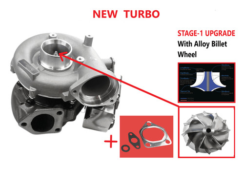 Turbocharger new with - , upgrade
