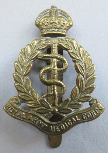 Brass cap badge royal - brass, k/c