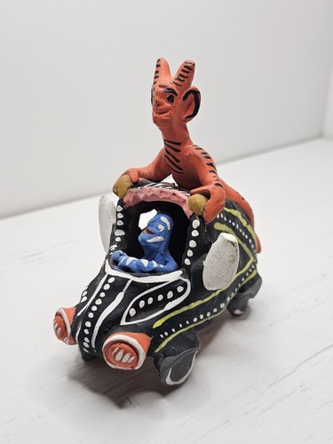 Vintage ceramic devil - vintage,