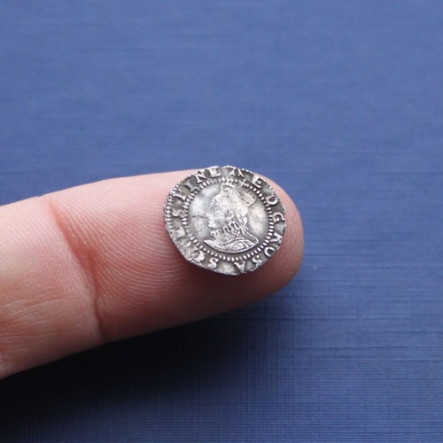 Hammered silver coin elizabeth - hammered,