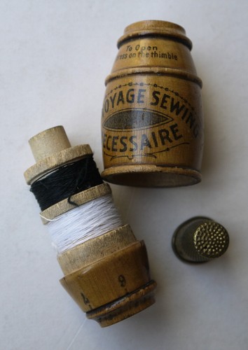 Victorian sewing treen with